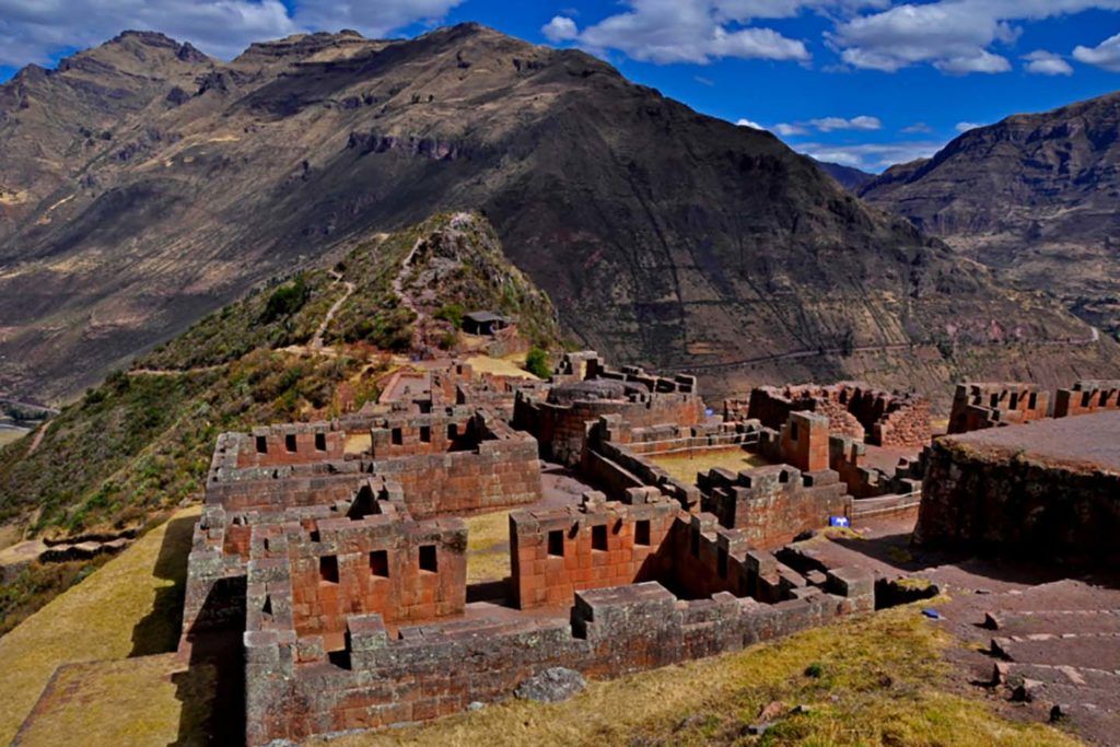 Pisac Ruins - in the sacred valley cusco Peru