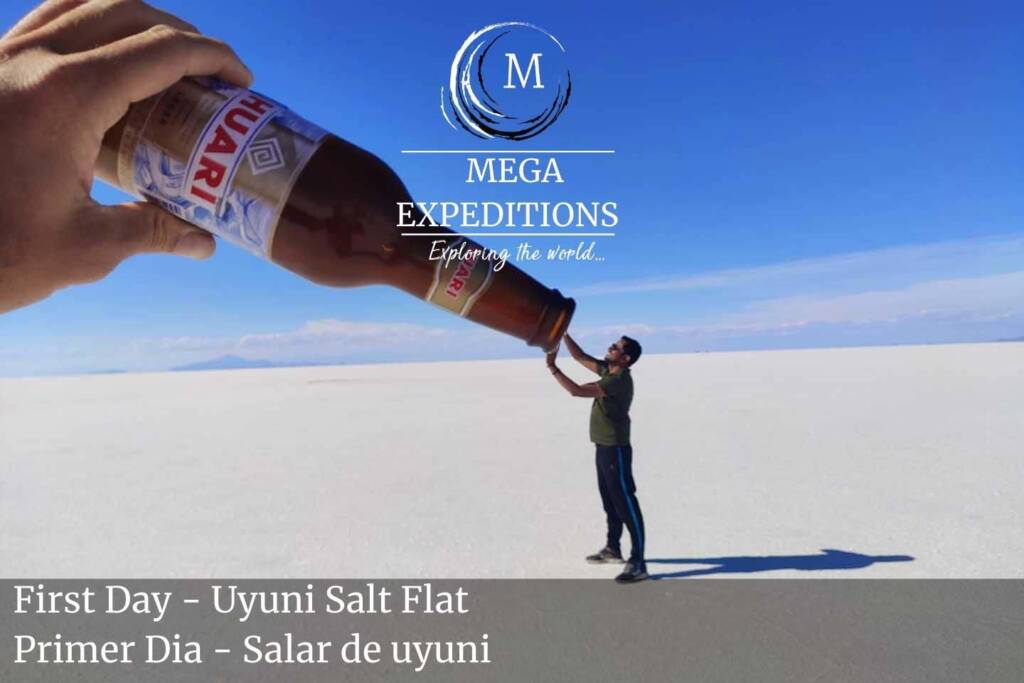 First Day - Uyuni Salt Flat pictures with distorted perspectives